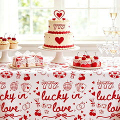 Tablecloth size 53.9 x 107.9 inches for 8-foot tables