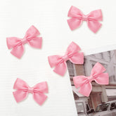 FYSUIMU pink ribbon bow fridge magnets set of 8 on metal surface