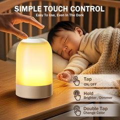 Warm white light option on G Keni night light for bedtime