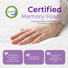 OEKO-TEX cover GAESTE memory foam mattress
