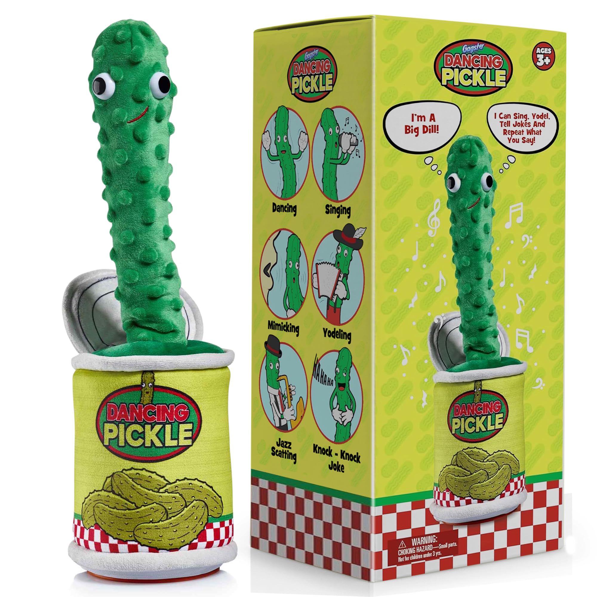 Gagster Dancing Yodeling Pickle Toy Plush product image