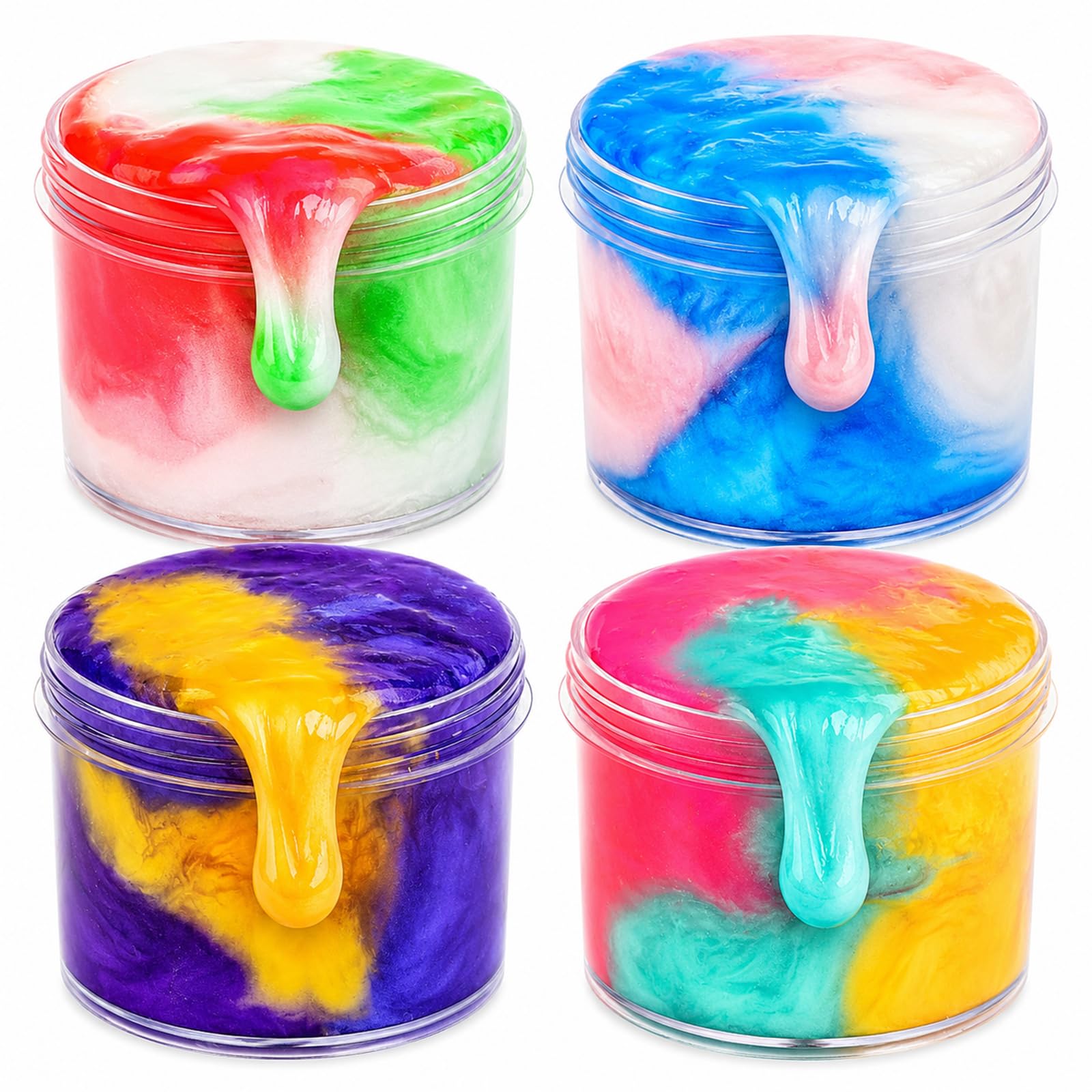 Galaxy Slime Kit four pack colorful slime colors