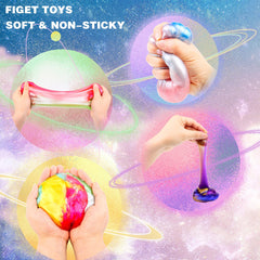Non sticky slime Galaxy Slime Kit for kids