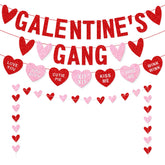 Galentines Gang Banner with Love Hearts