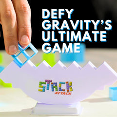 36 game cards included in Stack Attack Tower Game set
