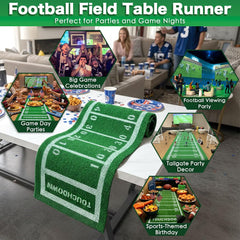 Waterproof and stain-resistant football field runner for parties