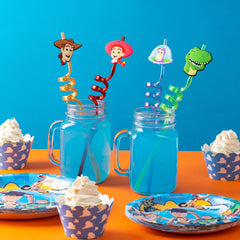 Game themed party straw collection for celebrations