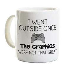 Gamer Coffee Mug 11oz ceramic one sided design Perks and Recreation