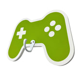 Gaming Controller Wood Wall Hook neon green wall decor for boys room