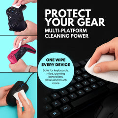 Keyboard cleaner wipes for keyboards and mice