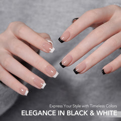 White GAOY gel nail polish 12ml for home nail art