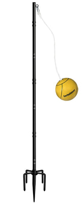 Garbuildman tetherball set with pole and base for backyard play