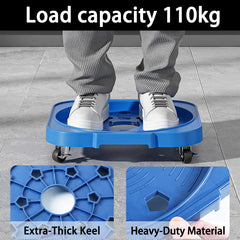 garden flower pot movers with four wheels