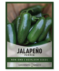 Gardeners Basics jalapeno seeds USA heirloom open-pollinated