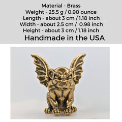 Gargoyle miniature statue with outstretched wings