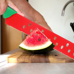 16.5 inch serrated blade of Garneck watermelon cutter