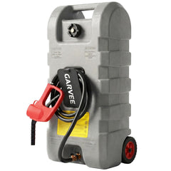 Garvee 15 gallon gas caddy on wheels with manual pump
