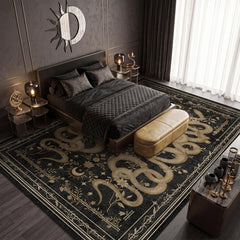 8x10 area rug showing low pile and TPE backing for grip