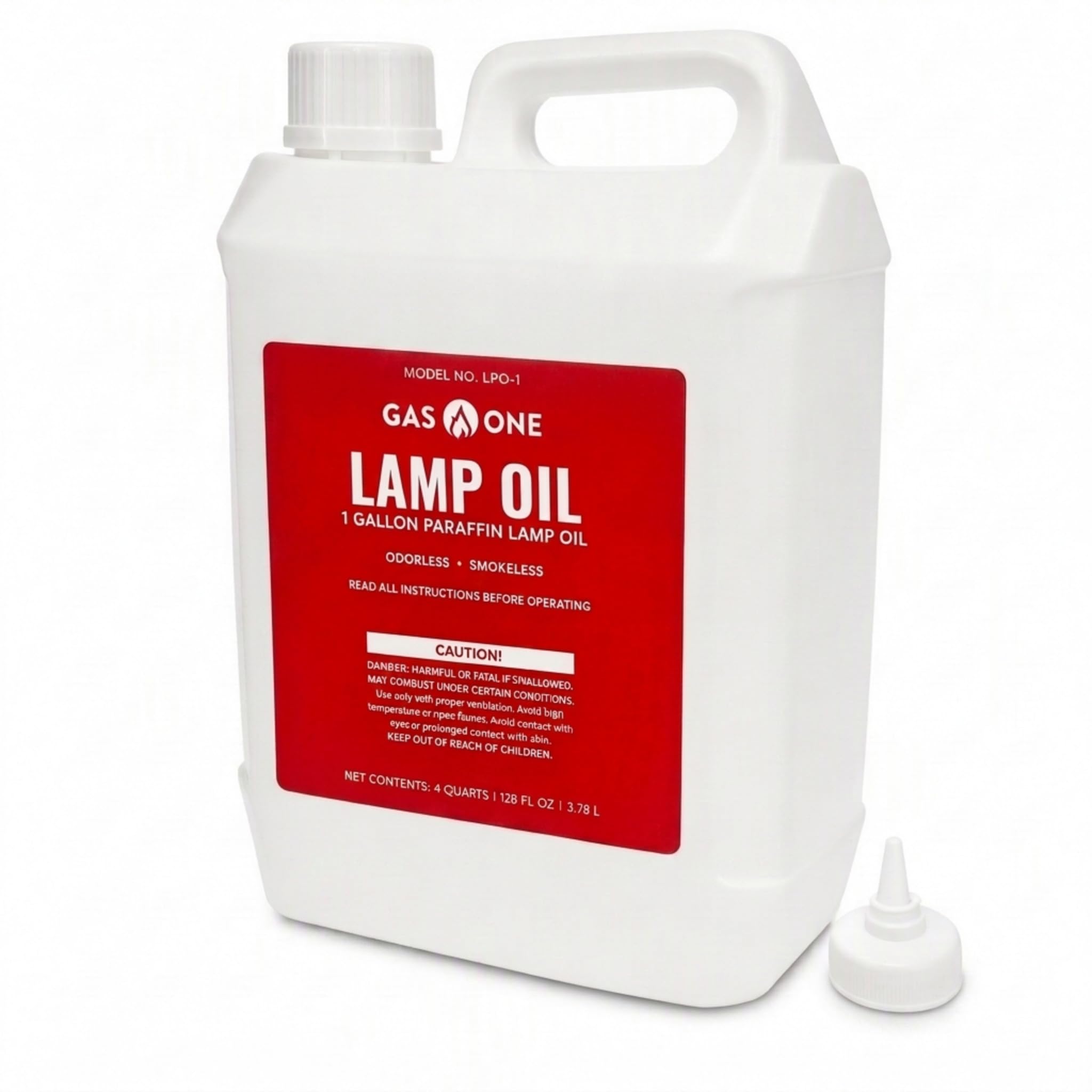 GasOne liquid paraffin lamp oil 1 gallon bottle