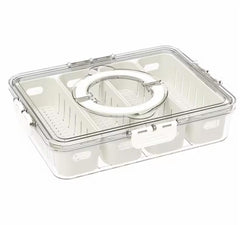GavLisa 8-compartment snack tray for parties and travel