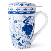 GBhome Tea Mug with Infuser and Lid 18oz gift packaging