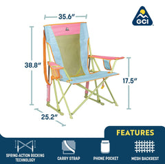 Armrest beverage holder detail on Comfort Pro Rocker