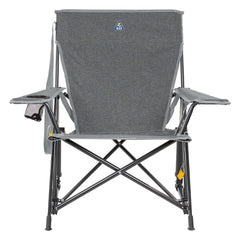 Powder-coated steel frame supports up to 250 lbs