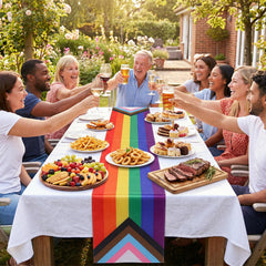 Rainbow elements design for Pride Month celebrations
