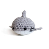 Geekirumi shark stress ball handmade crochet toy