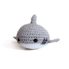 Geekirumi shark stress ball handmade crochet toy