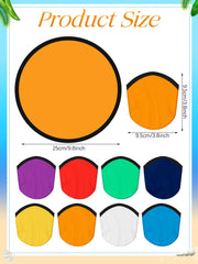Eight colors folding fan pack with color bags
