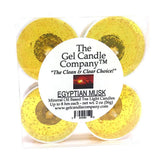 The Gel Candle Company Egyptian Musk tea lights 4pack
