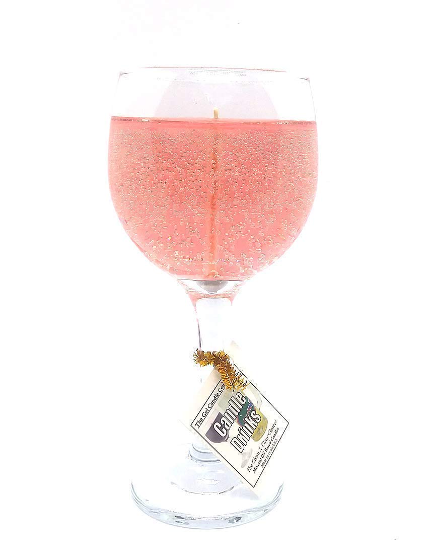 Zinfandel wine candle by The Gel Candle Company 7 oz glass