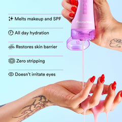 Barrier boosting cleanser with jojoba oil and fatty acids