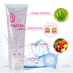 Moisturizing cooling gel used during RF treatments
