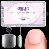 Gellen press on toenails 300pcs short square