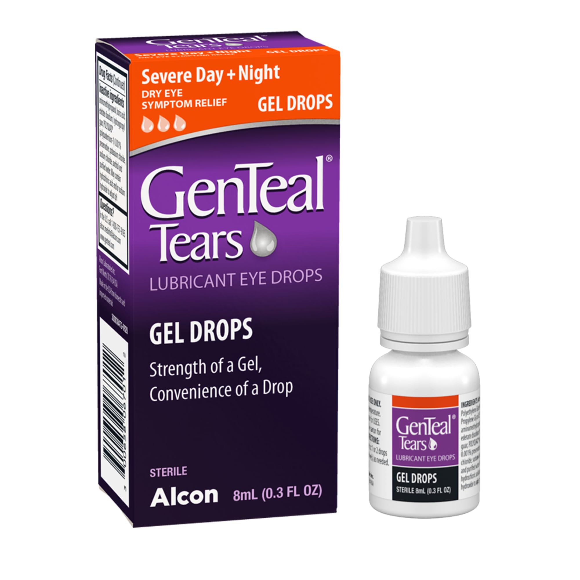 GenTeal Tears Gel Eye Drops 8 mL packaging