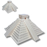 Generic Chichen Itza Pyramid Model PLA Replica front view