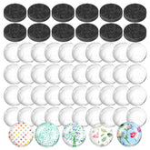 Generic glass cabochon magnets set with 50 cabochons and 50 magnets