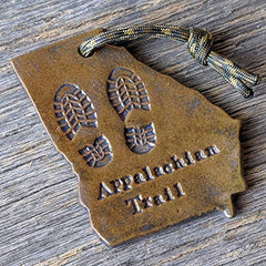 Approximately 2x3 inch Georgia Appalachian Trail ornament