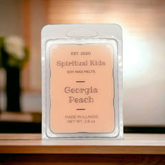 Georgia Peach scented melts with essential oils in all natural soy wax