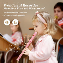 German fingering soprano recorder pink kids