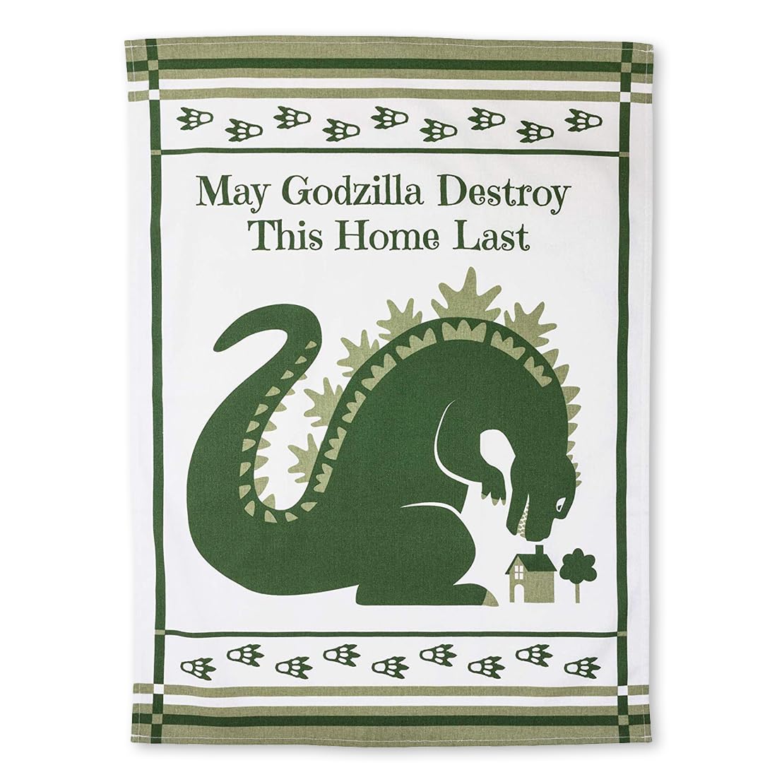 GetDigital dish cloth May Godzilla Destroy This Home Last 50x70 cm