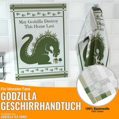 GetDigital kitchen towel May Godzilla design for geeks 50x70 cm