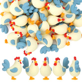 GGSTDDUP 50 piece mini chicken figures set for Easter party favors