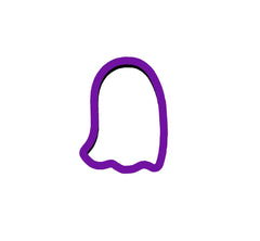 Ghost Cookie Cutter 3D printed from food safe PLA size 3.5w x 2.5h
