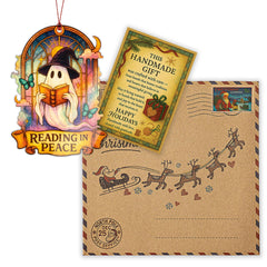 Holiday ornament suitable for tree window or decor