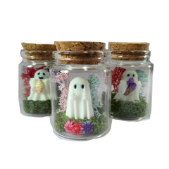 Ghost in a Jar handcrafted glass jar 50ml display