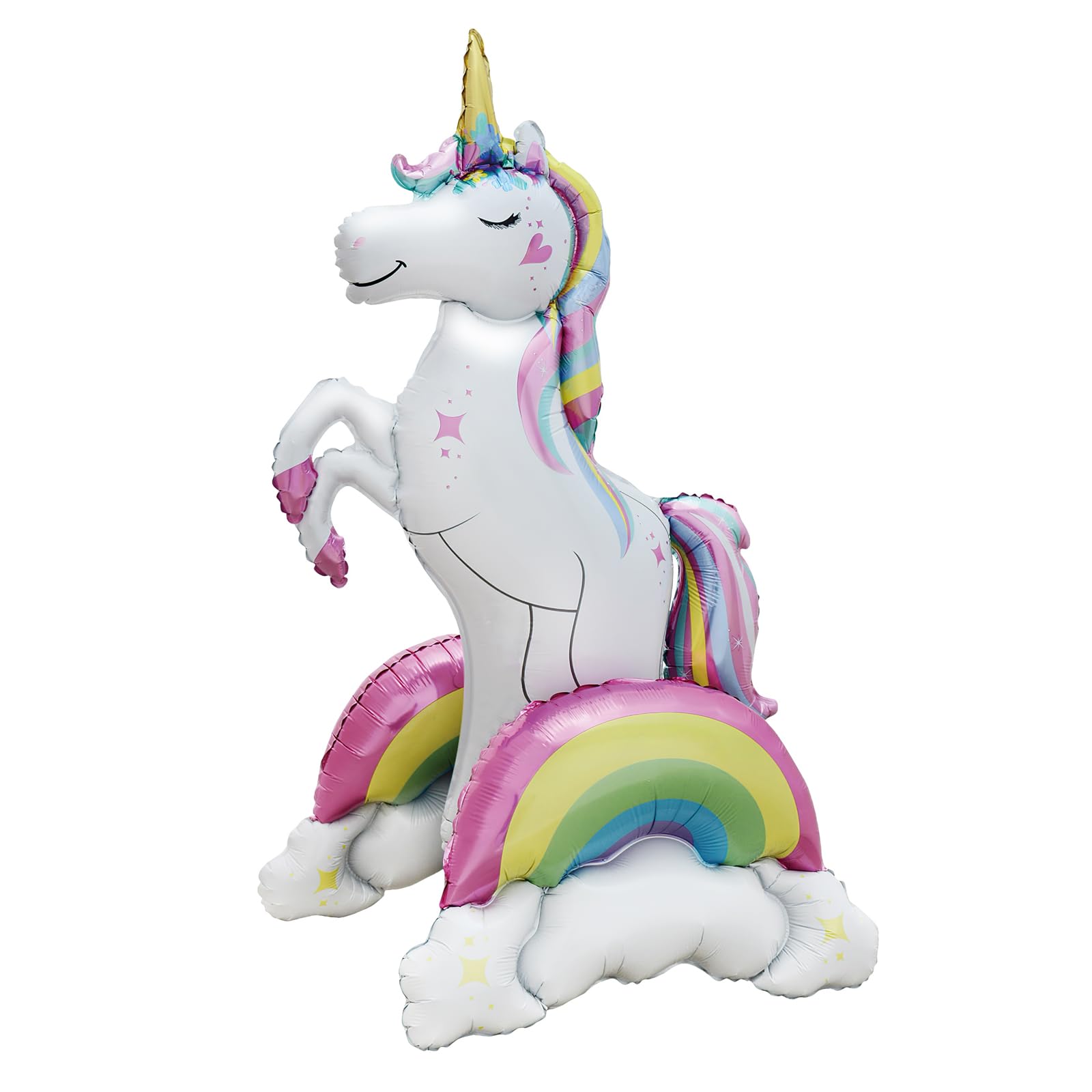 Giant Standing Unicorn foil Balloon 37 inch height for party centerpiece