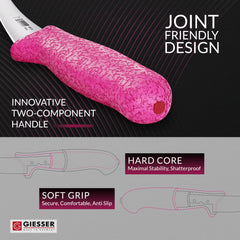 Blade vacuum-hardened German High Carbon steel Giesser